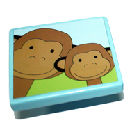 Monkey design Sky Blue Cabine