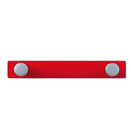 Cabinet Handle in Red Color Transparent