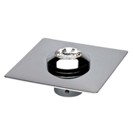 Crystal Square Knob - 4 Inch - SS Finis