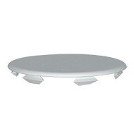 Eccentric Cover Cap - 35mm - Grey Colou