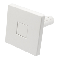 Push Square Hook - White Colour