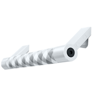 Kids Cabinet Handle in White & Grey Col