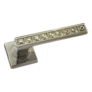MURANO Lever Handle in Chrome Plated Fi