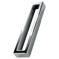 CUBO Modern Cabinet Handle - 160mm - Bl