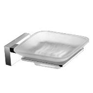 SD Soap Dish - Polished Chrome Finish