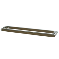 Towel Rod - 600mm - Polished Chrome Fin