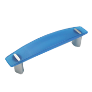 Cabinet Handle - 123mm - Matt Blue with