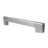 Oval Bar Cabinet Handle - Aluminium