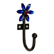 Blue Flower Single Hook