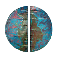 Door Pull Handles in Raku Moon Finish