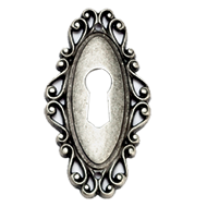 Key Hole - 60mm - Old Silver Finish