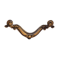 Patinated Cabinet Handle & Pull in Old
