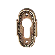 Key Hole Yale Escutcheon - Old Gold Fi