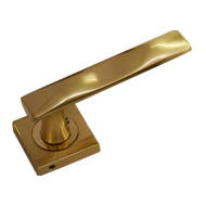 WAVE Lever Handle in Gold Finish