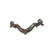 Cabinet Handle & Pull in Polished Silve