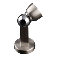 Square Door Stopper - Chrome & Stainles