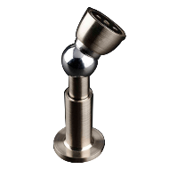 Round Door Stopper - Chrome & Stainless