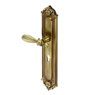 Door Lever Handle On Plate - 430mm - An