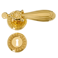 Lever Door Handle on Rose - Orro Antiqu