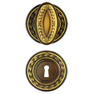 Door Knob - 76mm - Antique Bronze Finis