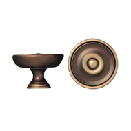 Cabinet Knob - 25mm - Antique Bronze Fi