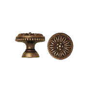 Cabinet Knob - 30mm - Antique Bronze Fi