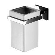 Zen Glass Tumbler Holder - Polished Ch