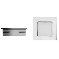 Cabinet Flush Handle - 30mm - Chrome Pl