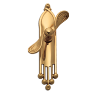 Door Pull Handle in Polished Brass Fini