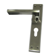 Matiz Door Lever Handle on Plate with l