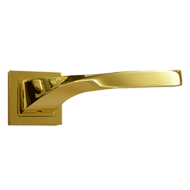 DUNE Lever Handle on Rose with Cylinder