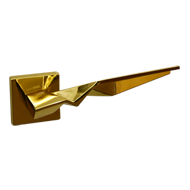 ZINGER Lever Handle on Rose with Cylind