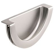 DEMI - Cabinet Flush Handle - Inox Look