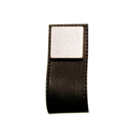 Cabinet Leather Pull - 84mm - Brass / B