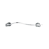Afrodite Towel Bar - 490mm - Polished C