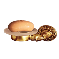Calliope Soap Dish - Old Gold Finish