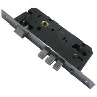 Mortise Lockset 2 Turns - Chrome Plated