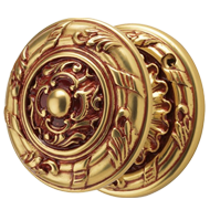 ROCOCO Fixed Door Knob - 95mm - Patine 