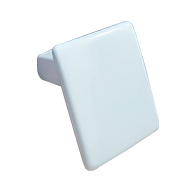 Modern Cabinet Knob - 16mm - White Colo