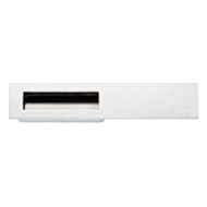 Modern Cabinet Handle - 96mm - Polished