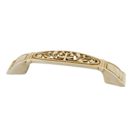 Cabinet Handle - 96mm - Old Bone Finish